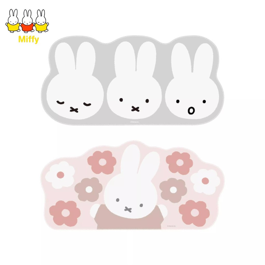 Kawaii Anime Miffy Rabbit Mouse Pad Cute Cartoon Computer Desk Pad Office Computer Keyboard Pad, Stu