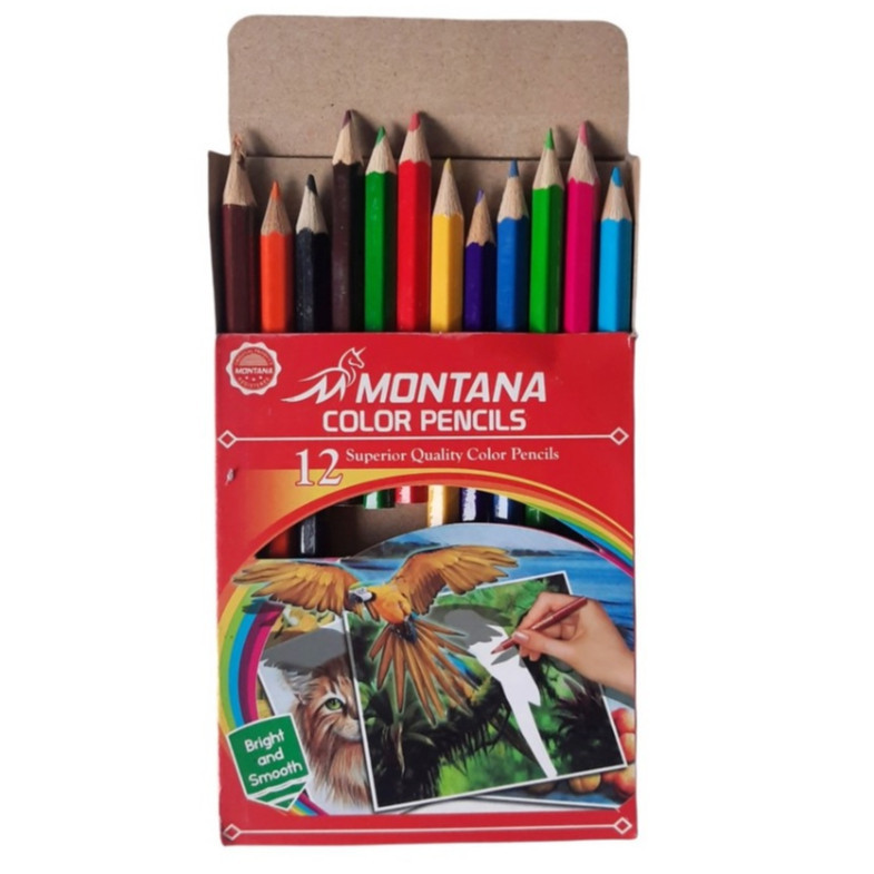 

Pensil Warna Montana 12 Warna Pendek TH-350-12 / Color Pencils Montana TH-350-12