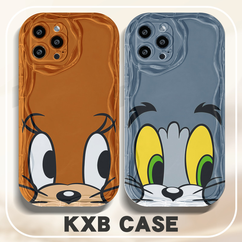 【Samsung laris case 】Tom and Jerry Funny art cute Casing For Samsung A 02 03 04 10 12 13 14 20S 22 3