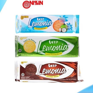 

Nissin Lemonia Chocolate Coconut Lemon Cookies Biscuits 130 gr - AMY