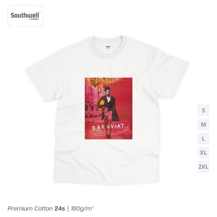 (COD) Kaos Basquiat 1996 (film) Tshirt - Putih, S