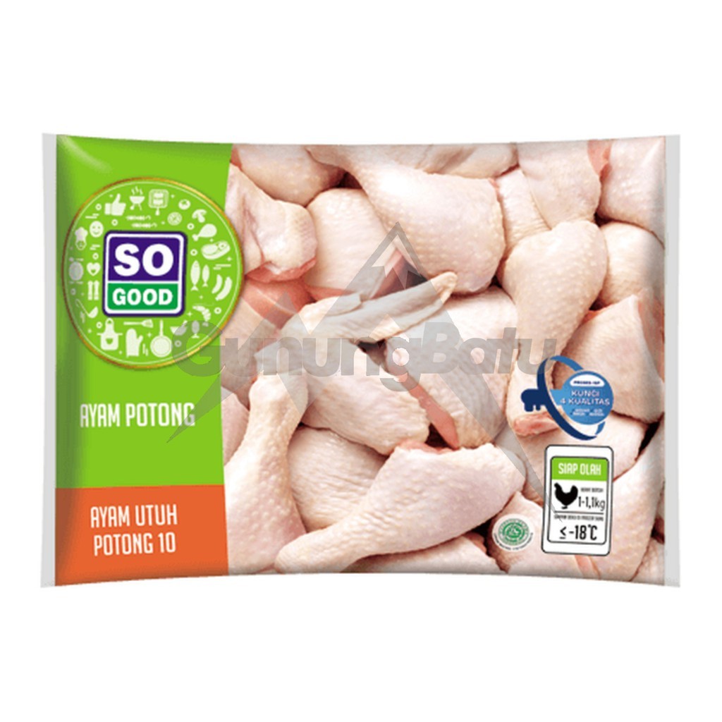 SO GOOD AYAM POTONG UTUH 1KG / AYAM POTONG UTUH SERBAGUNA 1KG