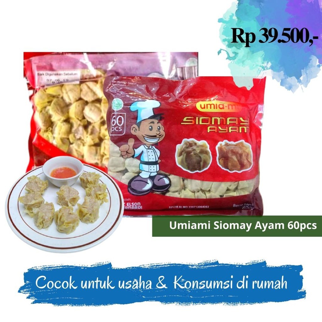 

UMIAMI SIOMAY AYAM 60PCS 800GRAM