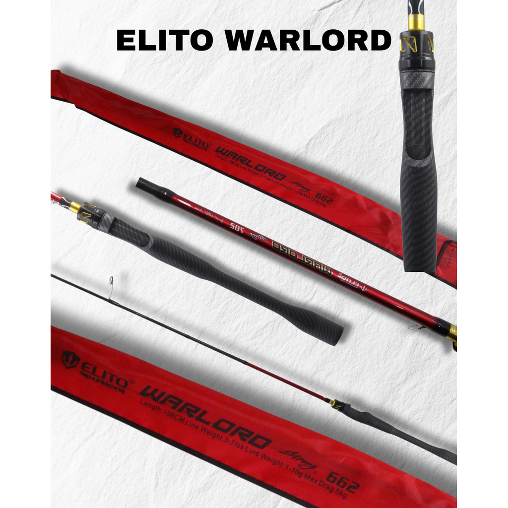 Joran Spinning Elito Warlord UL 662/702 FUJI