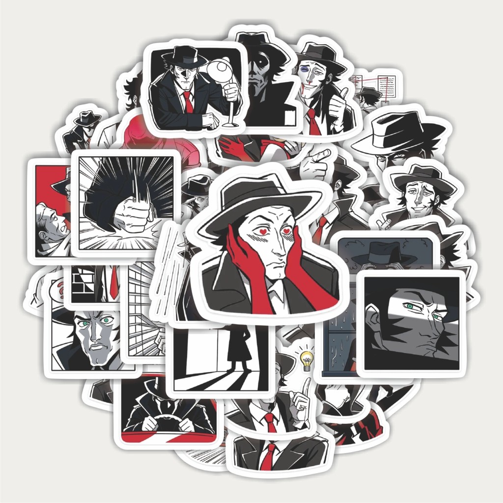 

Sticker Pack Stiker Funny Character George The Detective | Sticker TUMBLR | Stiker LAPTOP KOPER HELM