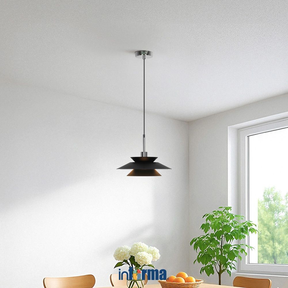 Informa 28x23.5 cm Grizel Lampu Gantung Hias - Putih Hanging Lamp Decorations Lighting Plafon Light 
