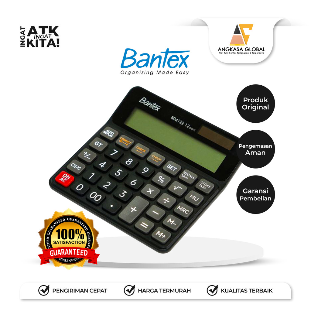 

BANTEX KALKULATOR BD4122 (1PC)
