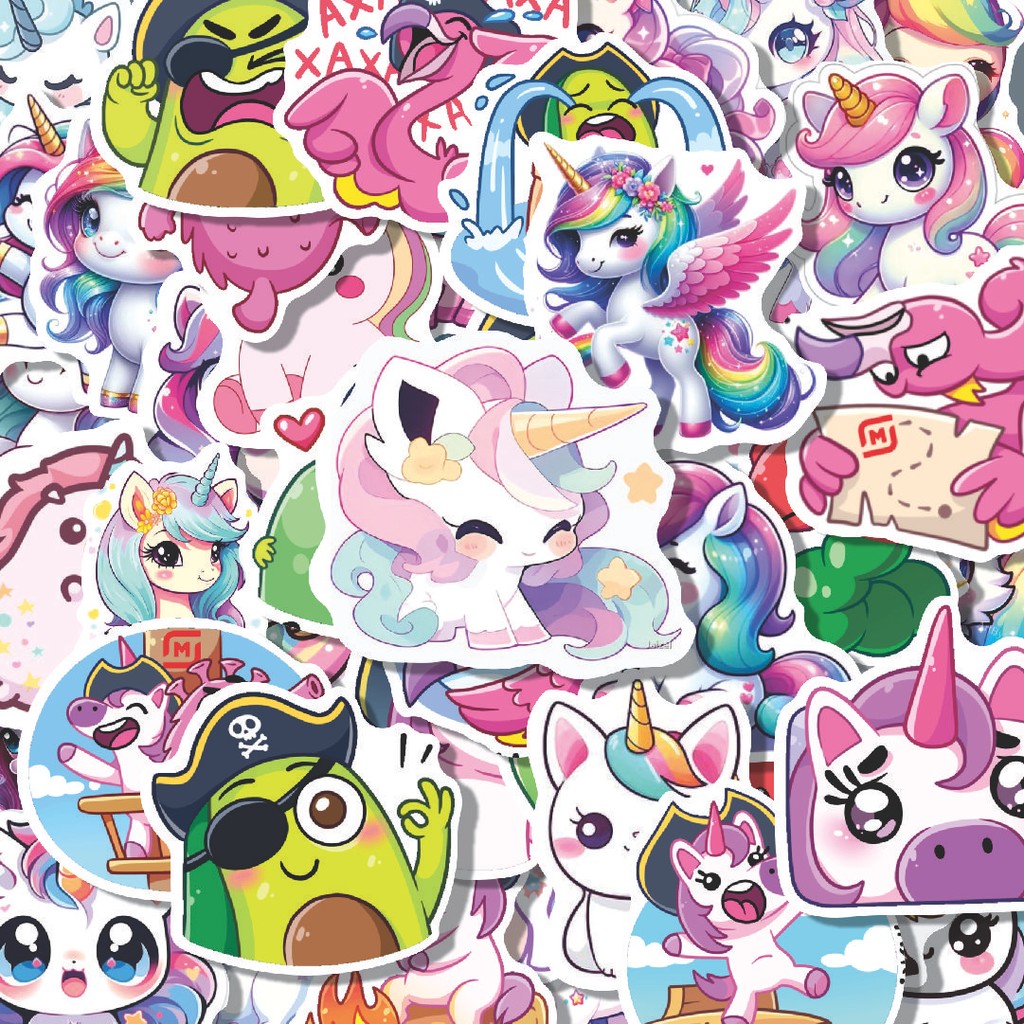 

100PCS Lucu Stiker Animal Bon Pari Stiker Aesthetic Stiker Anti Air Stikers Berperekat Waterproof sticker decal buat Motor Helm Buku Journal Koper Casing HP Laptop Botol Minum Hadiah anak