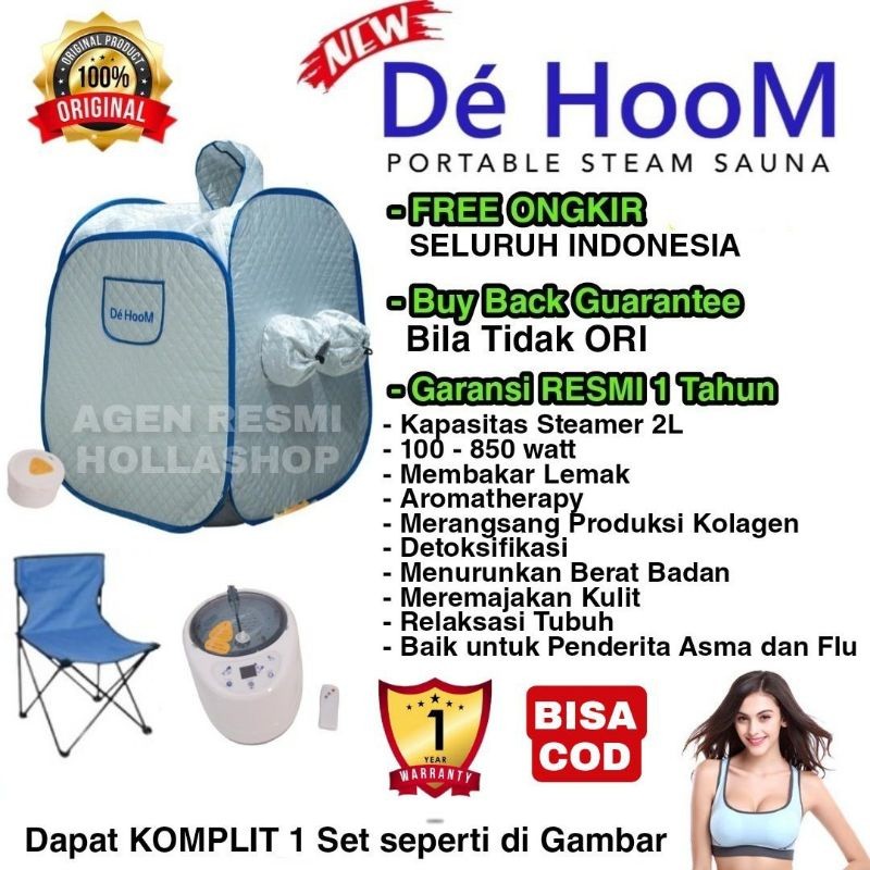 De Hoom  NEW Portable Steam Sauna - DR Hoom Portabel Steam Sauna