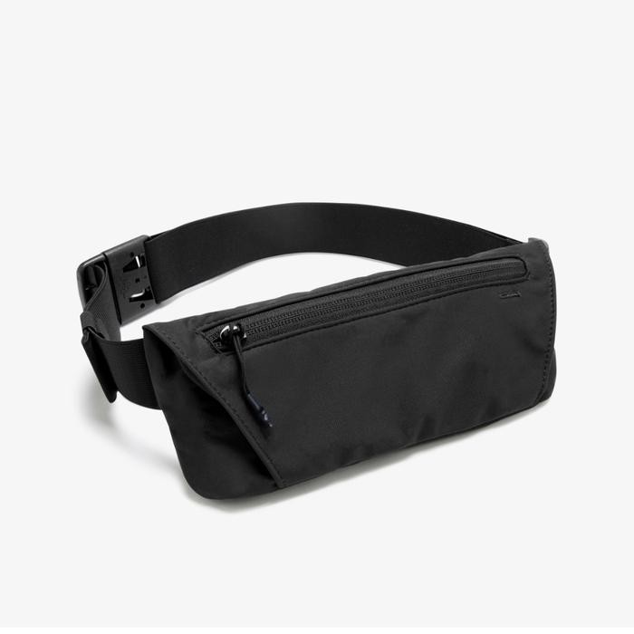 Smartphone belt tas pinggang olahraga waistbag running tas olahraga - Hitam