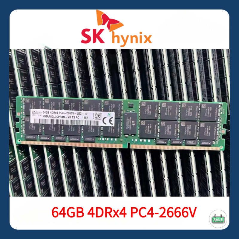 SK hynix 64GB 4DRx4 PC4 2666V DDR4 2666MHz ECC REG LRDIMM RAM Server memory 64G