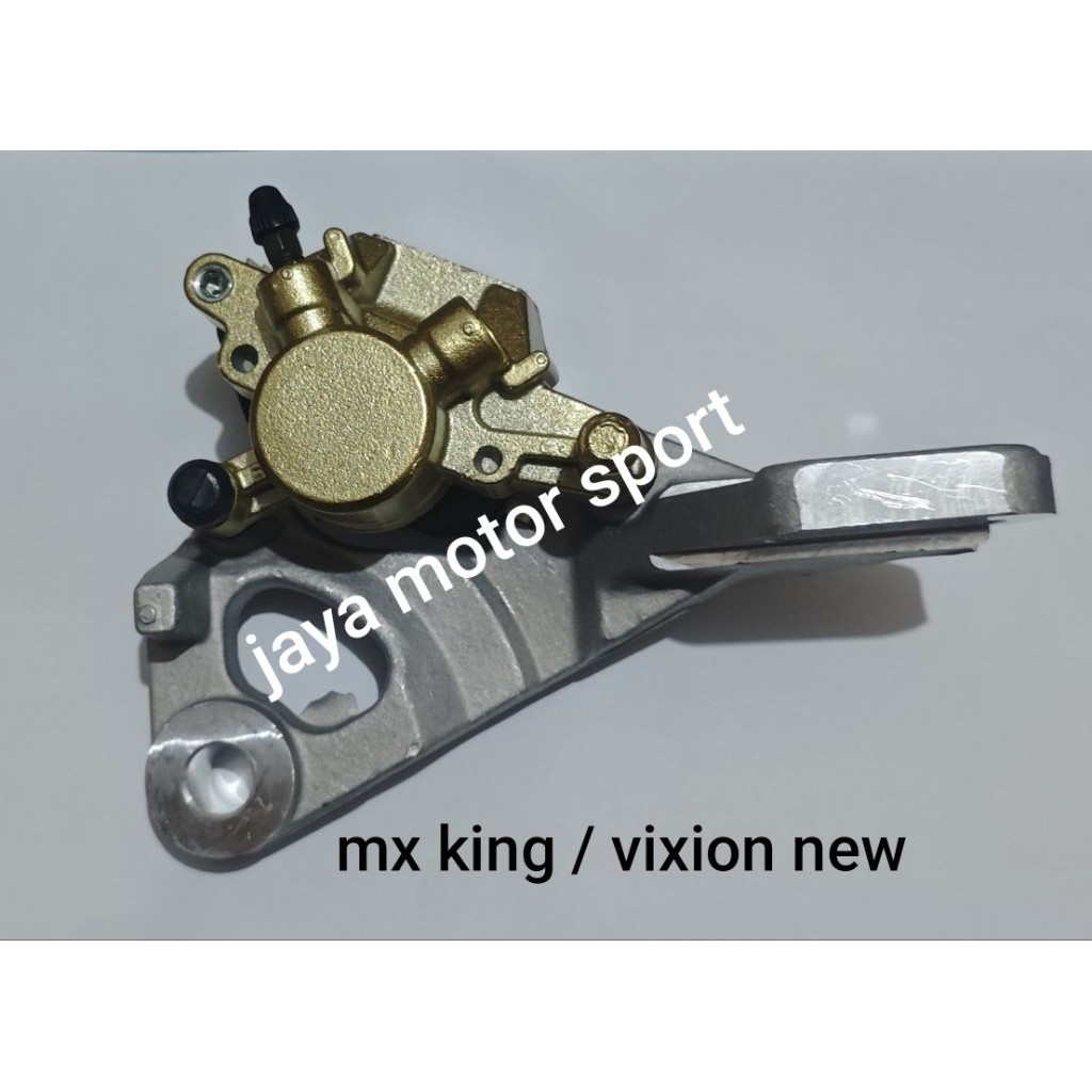 KALIPER CAKRAM BELAKANG+PLAT VIXION NEW MX KING