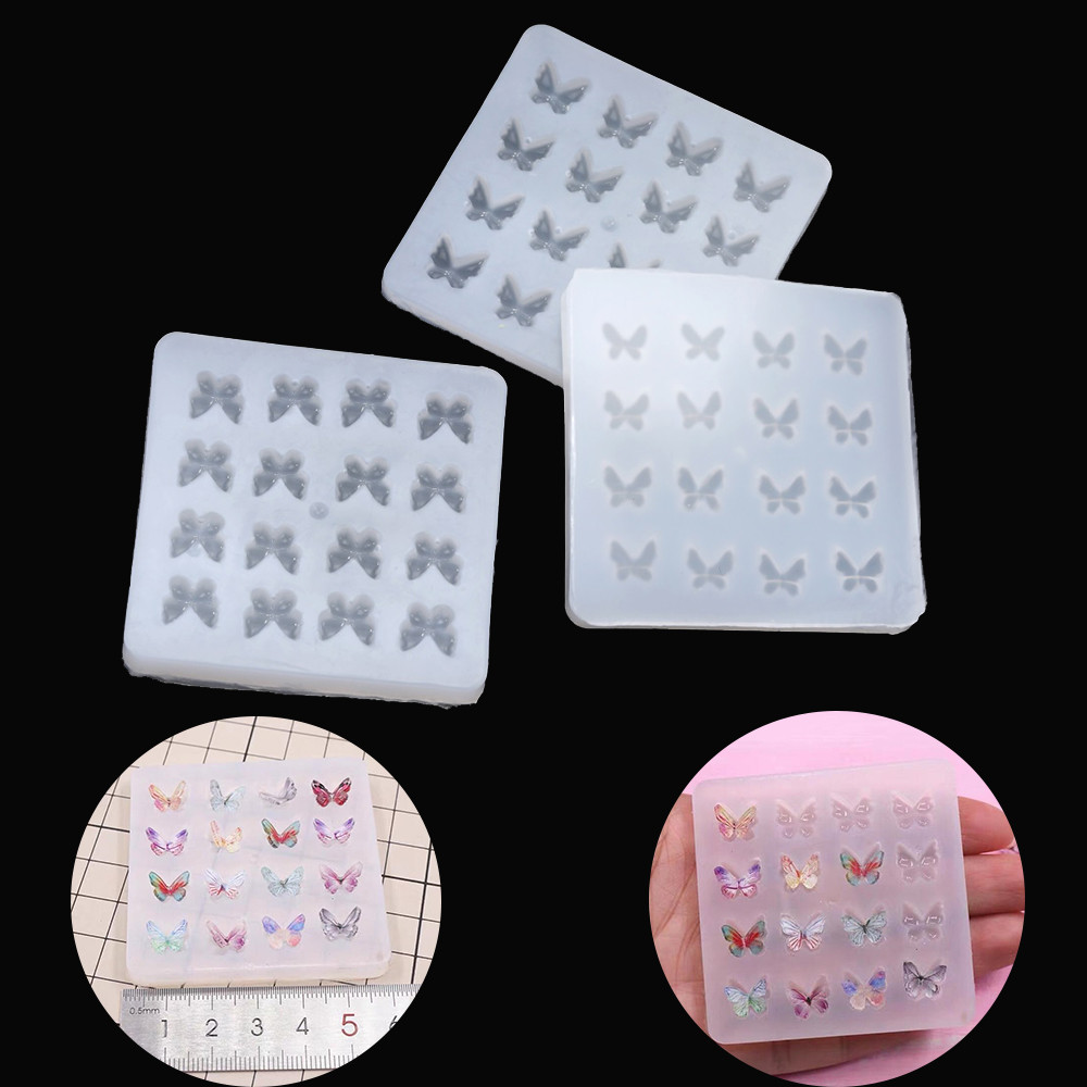 

1pcs/bag Butterfly Shape Epoxy Resin Molds Charm Pendant Silcone Moulds For DIY Jewelry Making Epoxy Resin Craft Accessories