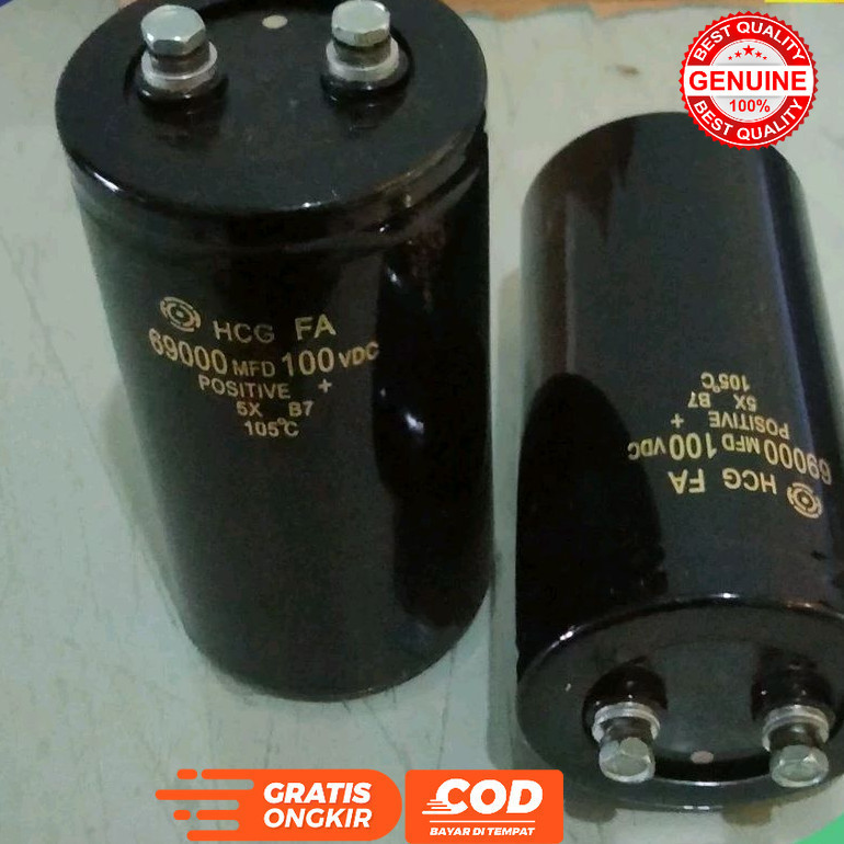 ELCO 69000 UF 100 V HU4 ELKO 69000 MIKRO 100 VOLT