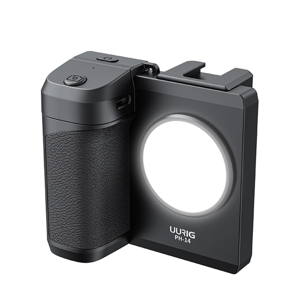 UURIG PH-10/PH-14 Wireless Handle Grip Phone Holder Stabilizer for Smartphone Vlog Selfie with Remot