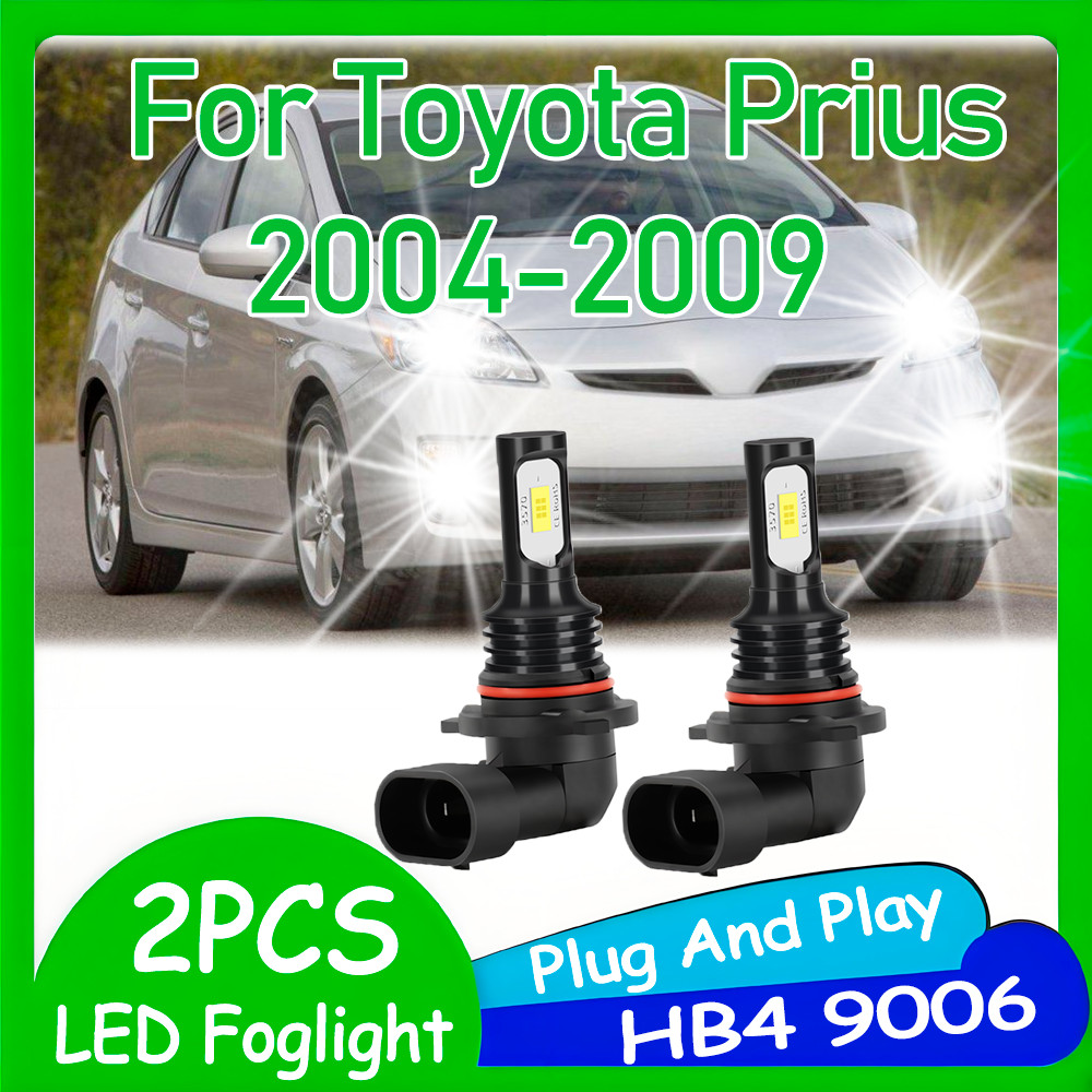 2x 12V 6000K White High Power 20000LM Auto Front Fog Lights HB4 9006 LED Fog Lamps 90W Plug And Play