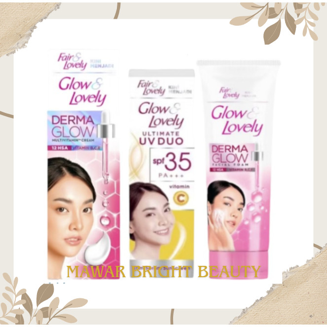 Glow & Lovely Cream 46 gr Multi Vitamin Cream Wajah Fair&Lovely & Vit C