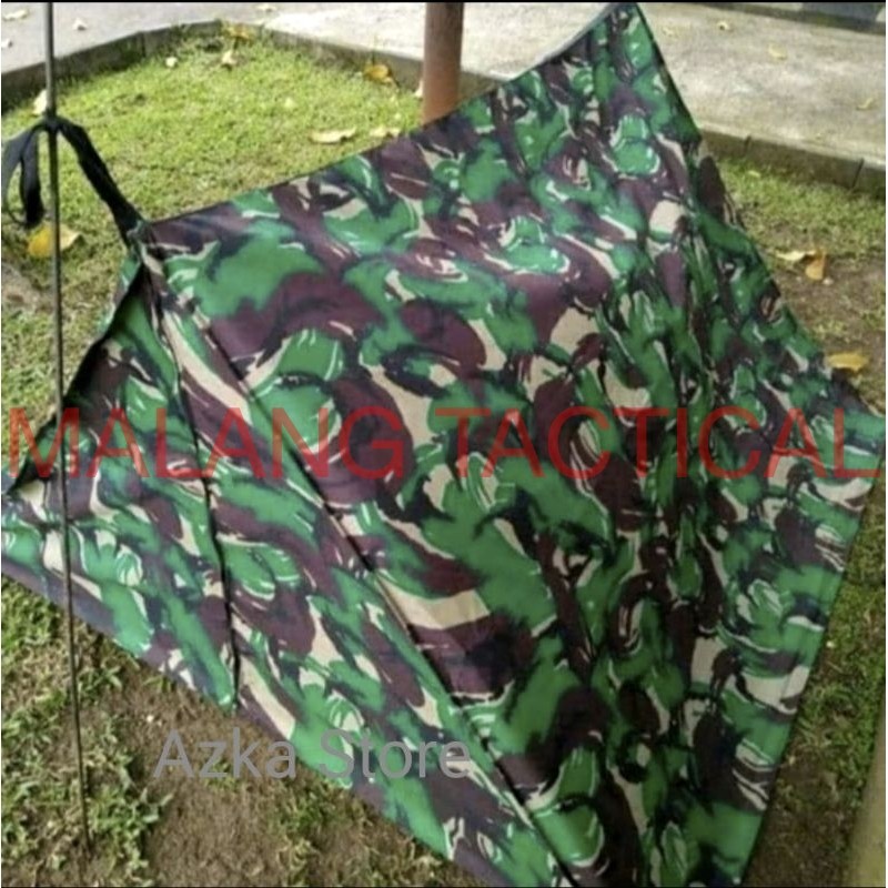 Tenda Perorangan TNI Loreng/Tenda Outdoor/Tenda TNI