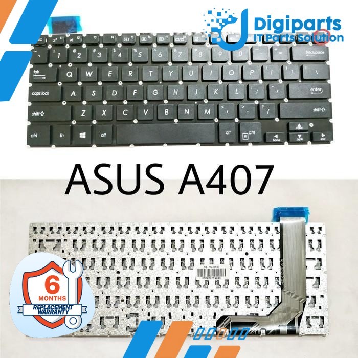 ORI KEYBOARD ASUS A407M A407U A405 A407 X407 A407MA A407U BLACK