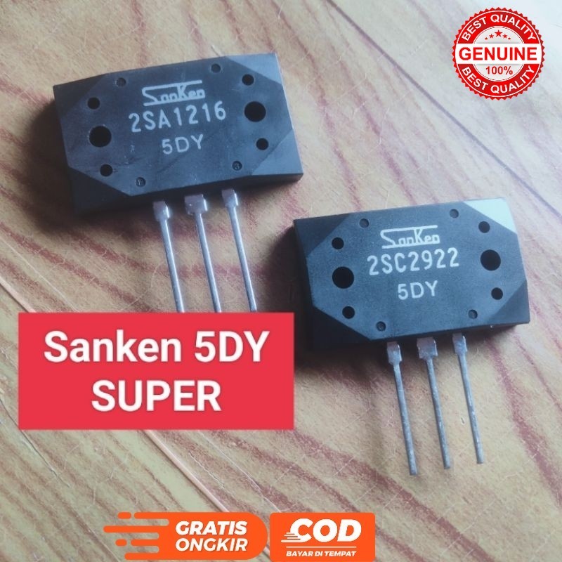 TR FINAL SUPER SANKEN 5DY 2SA1216 2SC2922 SA1216 SC2922 SATU SET