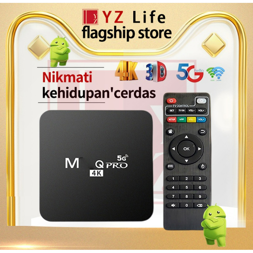 2025 NetFlix Latest Android Tv Digital Box Set Top Box Tv Android 4K TV Box Smart Tv 16GB+256GB Rom 