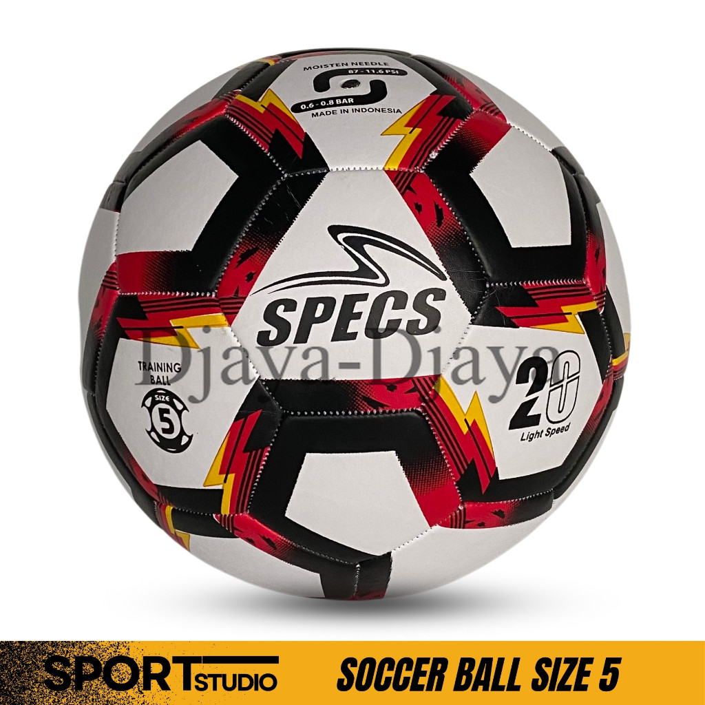 PromoBola kaki Specs size 5 Bola sepak Specs Light  speed 2.0 premium quality