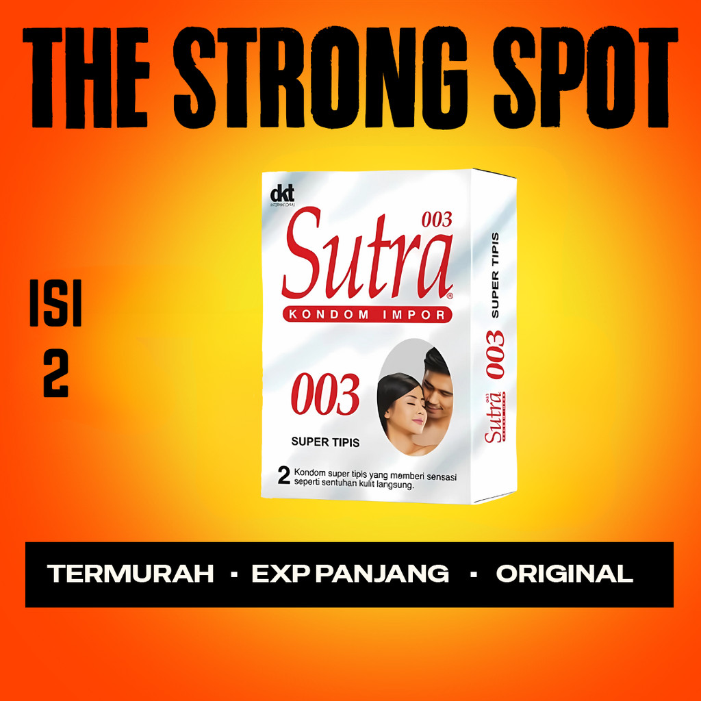 Privasi Aman Kondom Sutra 003 Super Tipis Isi 2 Pcs Termurah Dijamin Original Instant Bintaro