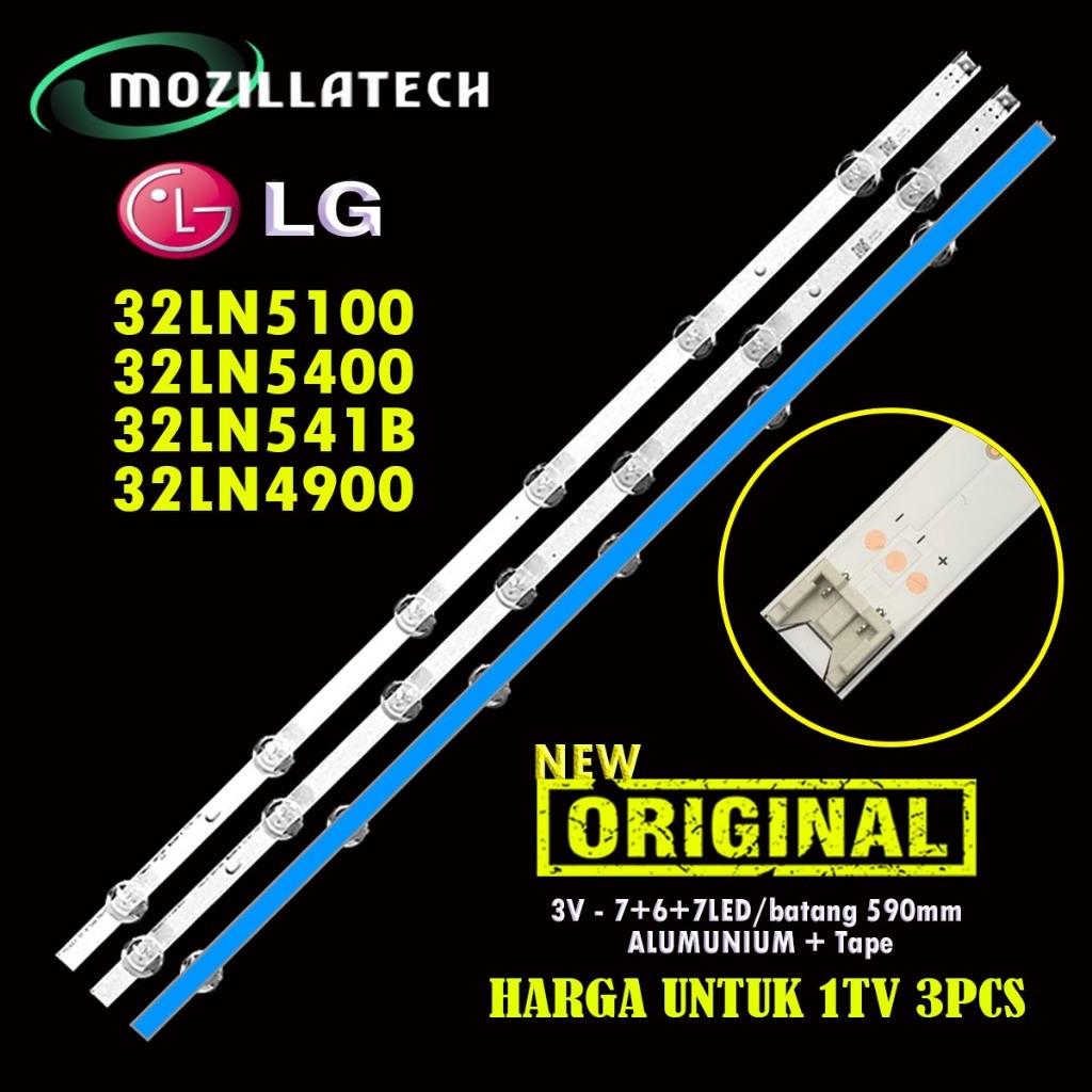 BACKLIGHT TV LED LG 32LN5100 32LN5400 32LN541B 32LN5400 32LN5900 32LN LAMPU LED BL BACKLIGHT LG 32LN
