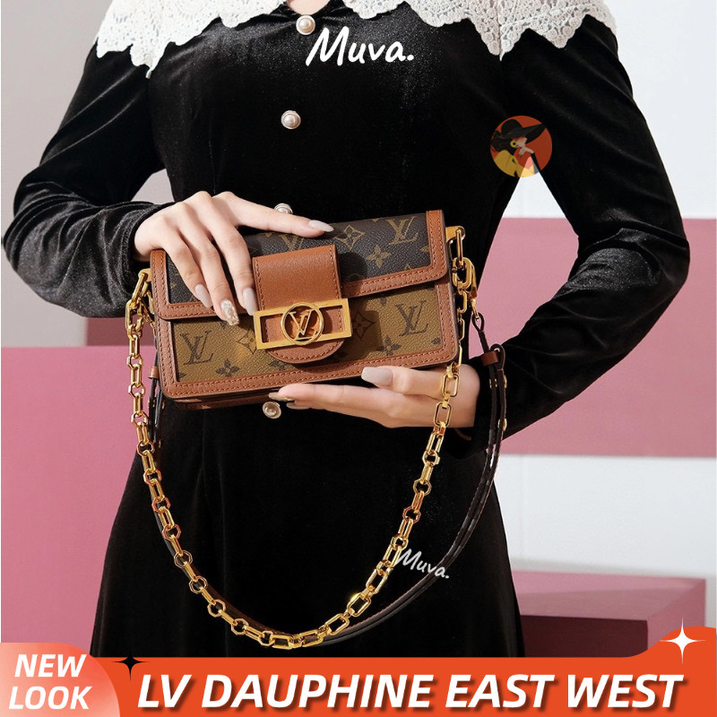 Tas wanita LV LOUIS VUITTON DAUPHINE EAST WEST Women's BAG M46757