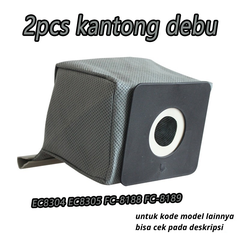 2pcs Kantong Debu Universal Dust Bag Vacuum Cleaner Sharp Sanyo Philips Sharp