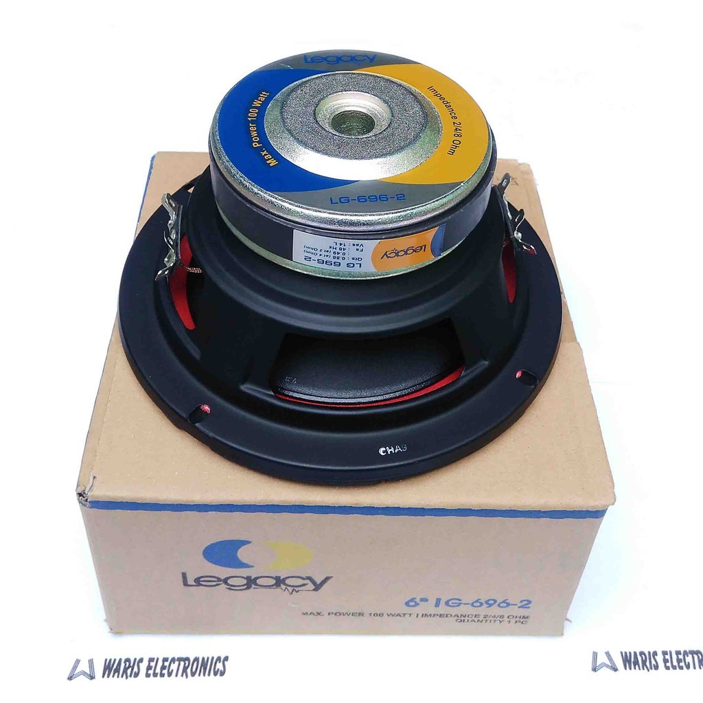 Speaker Subwoofer Legacy 6 Inch LG 696 2 Double Coil