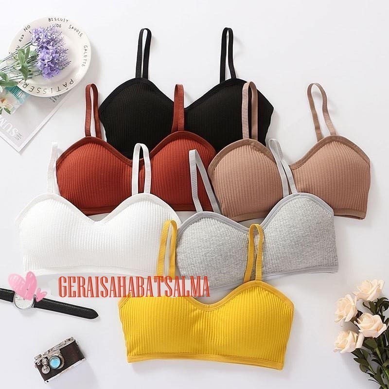 (BHTK) COD/bh/Bra Wanita Tanpa Kawat Bahan Halus Pakaian Dalam bralette Push Up Elastis Sexy dengan 