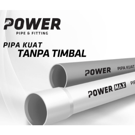PIPA 11/2 DIM 1,5 INCH AW POWER ABU 1 BATANG 4METER PARALON PRALON PIPA AIR