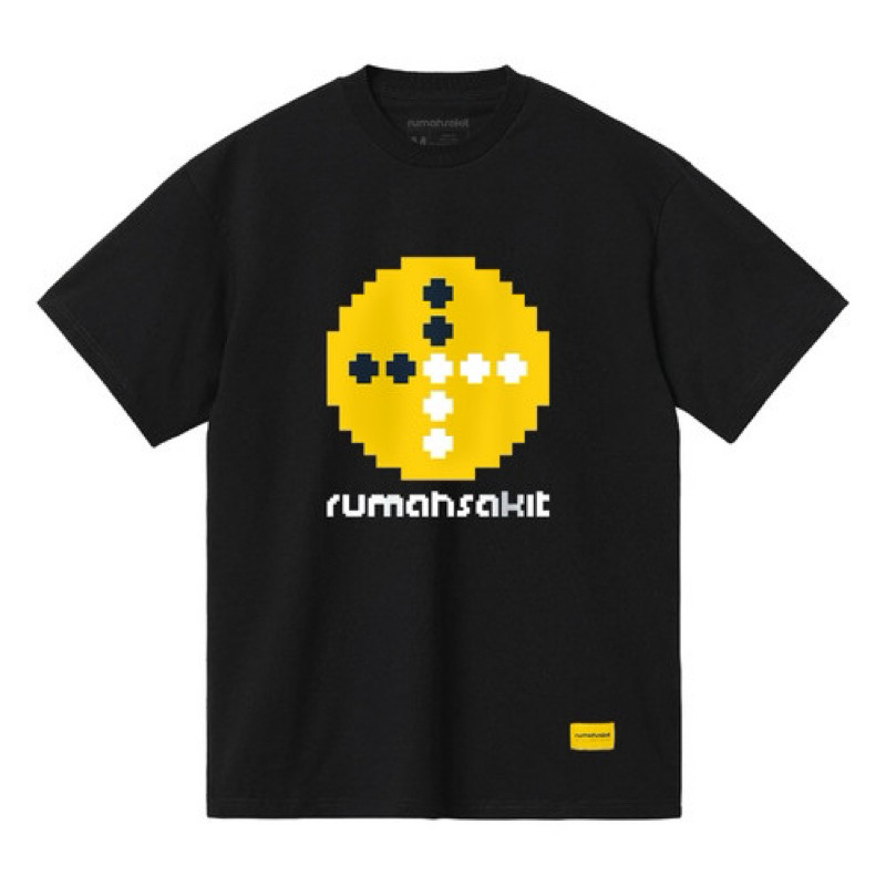 (COD) T-shirt Rumahsakit - Pixel Black Official Merchandise