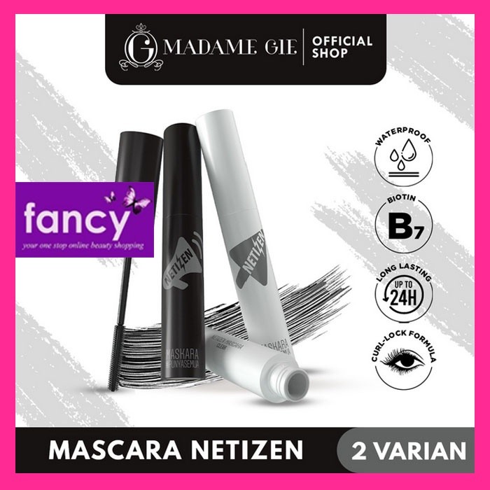 Madame Gie Mascara Netizen Waterproof Black / Clear