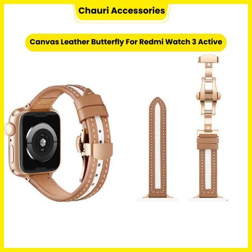 Canvas Leather Butterfly Strap For Redmi 3 Active