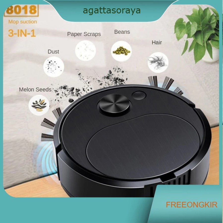 8018 Sweepin Robot Pembersih Lantai Robot Vacuum Pel Sapu Lantai Otomatis Alat Penyedot Debu.