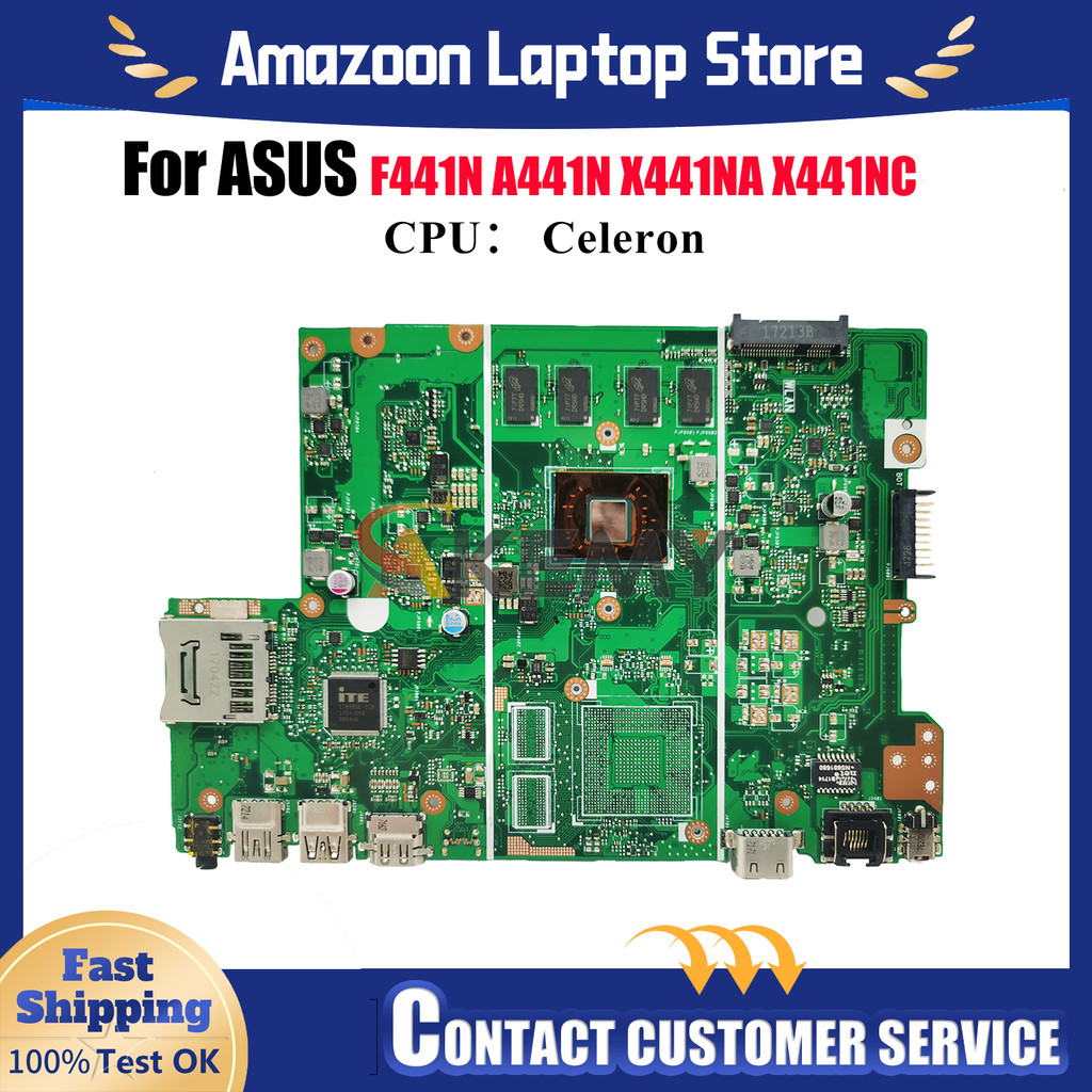 X441NA Laptop Motherboard For ASUS VivoBook X441NC A441N X441N F441N X441NA Mainboard  With Celeron 