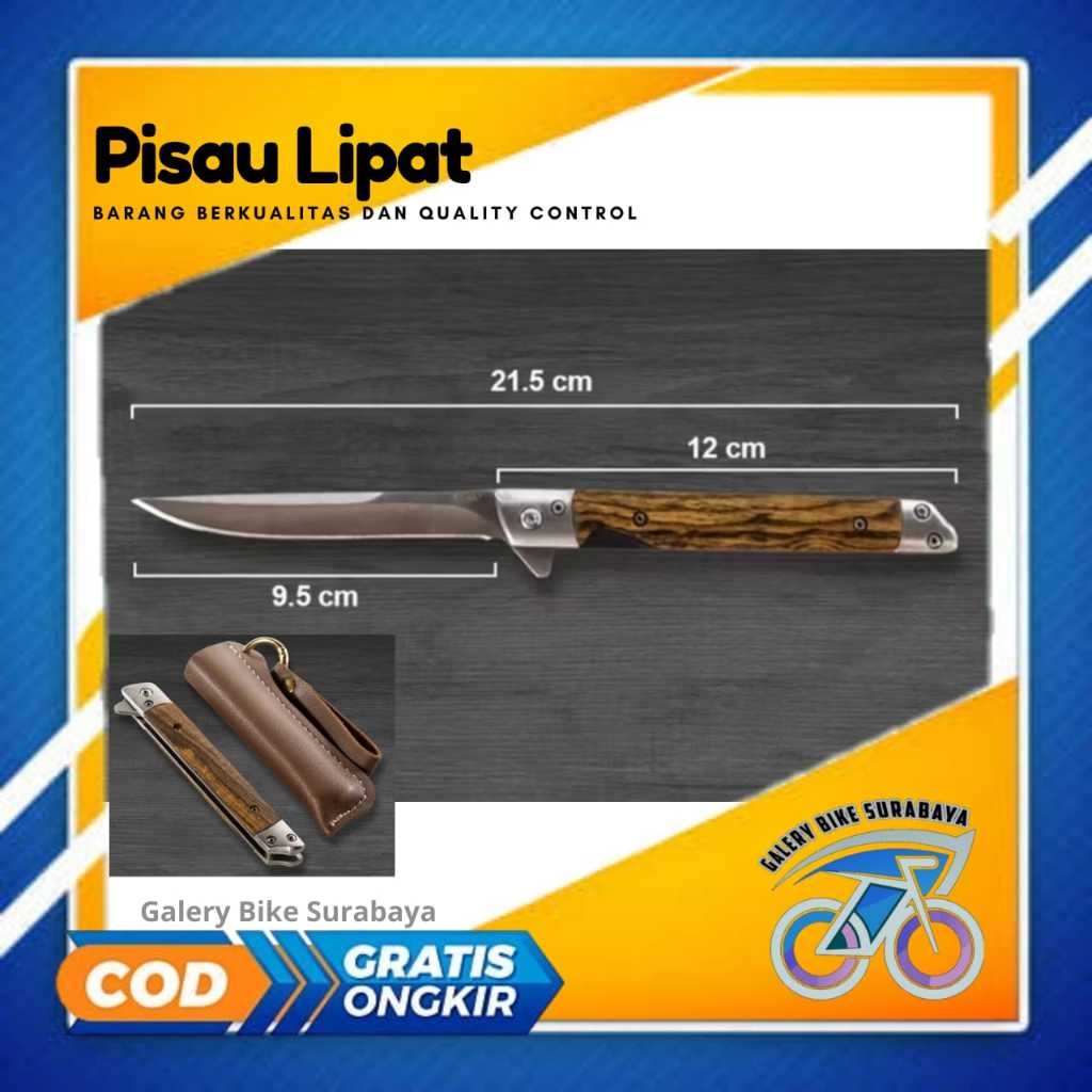 DMS Pisau Lipat Outdoor Portable Knife Survival Tool - M390