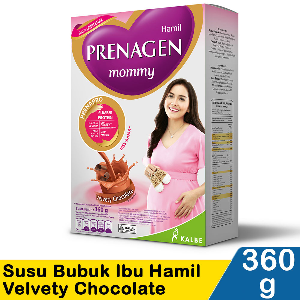 PRENAGEN MOMMY SUSU BUBUK IBU HAMIL VELVETY CHOCO 360g