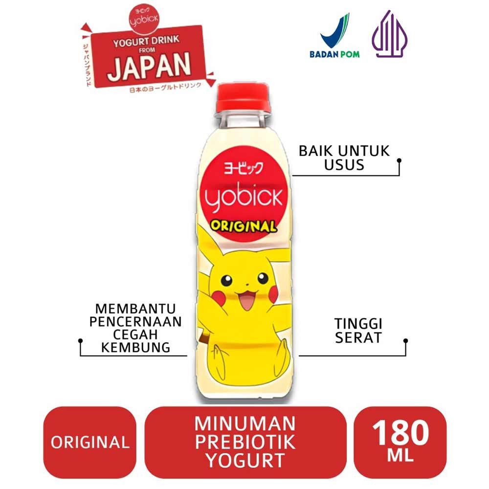 YOBICK MINUMAN PREBIOTIK YOGHURT ORIGINAL 180mL