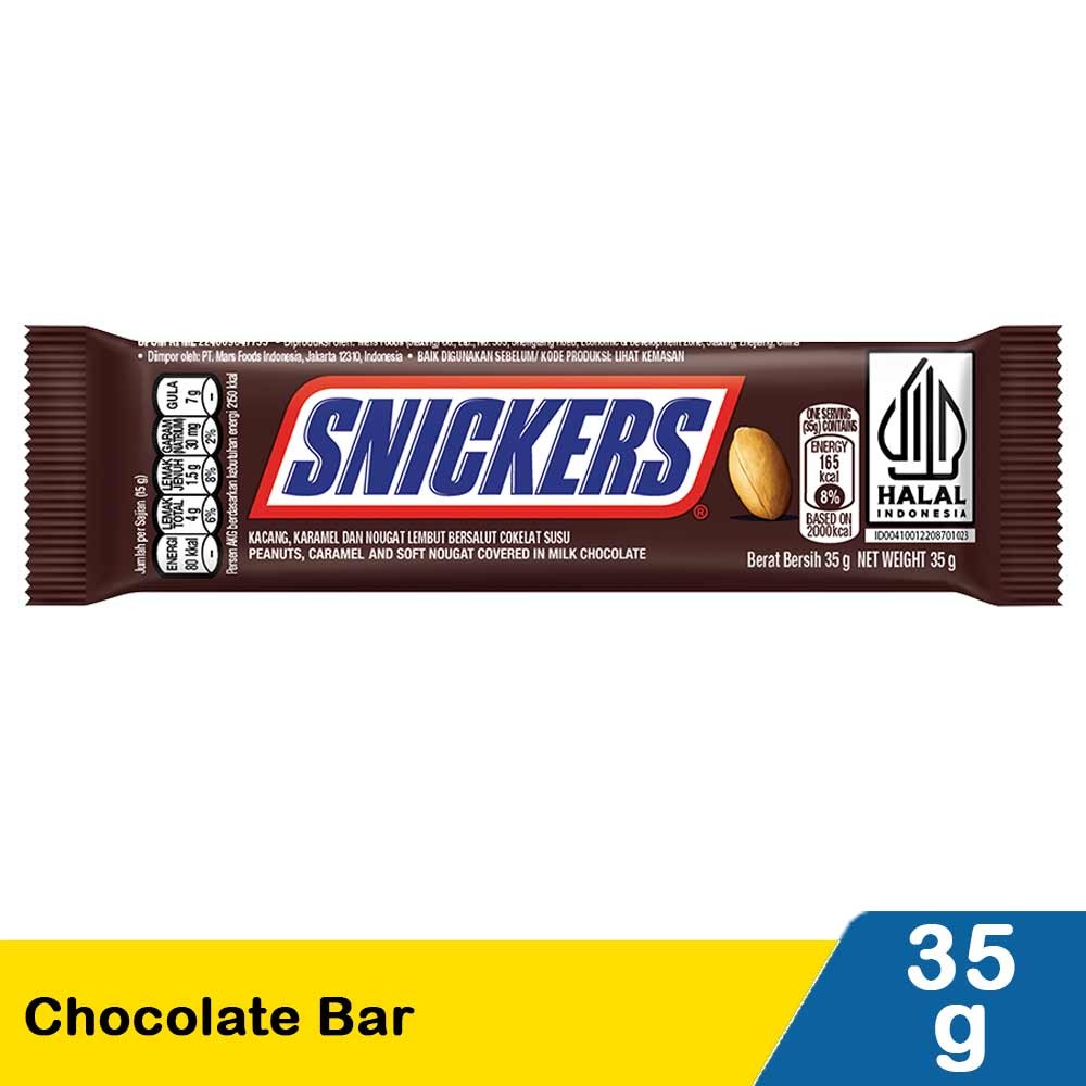 SNICKERS CHOCOLATE  35g