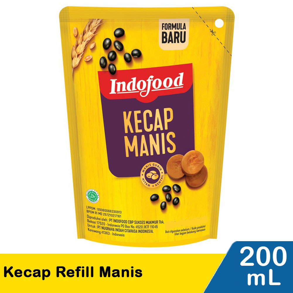 INDOFOOD KECAP REFILL MANIS 225mL/280g