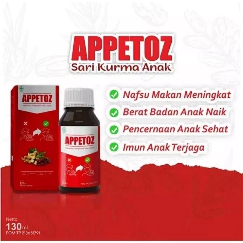 100% ORIGINAL Terlaris Appetoz Sari Kurma Anak Meningkatkan Nafsu Makan