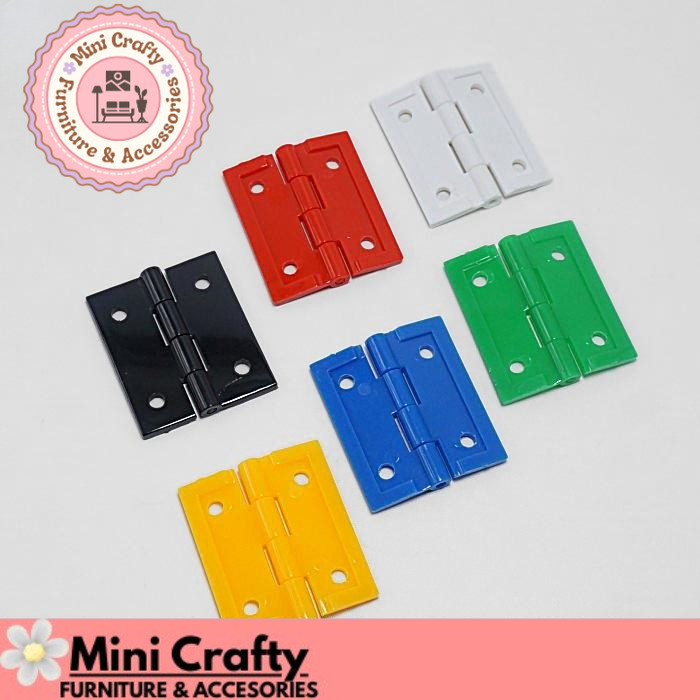 Engsel Akrilik Lubang 45 x 38mm Engsel akrilik bening Hinge Acrylic transparan Engsel akrilik - Mini