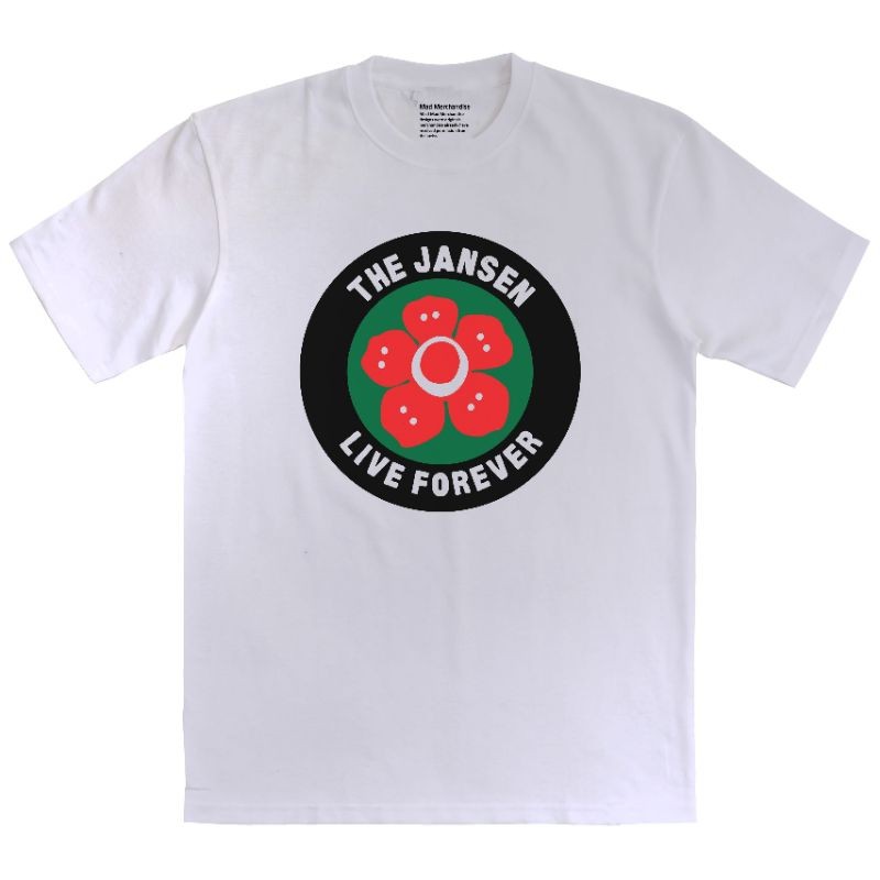 The jansen - Live forever - logo front/kaos band the jansen T-shirt the jansen