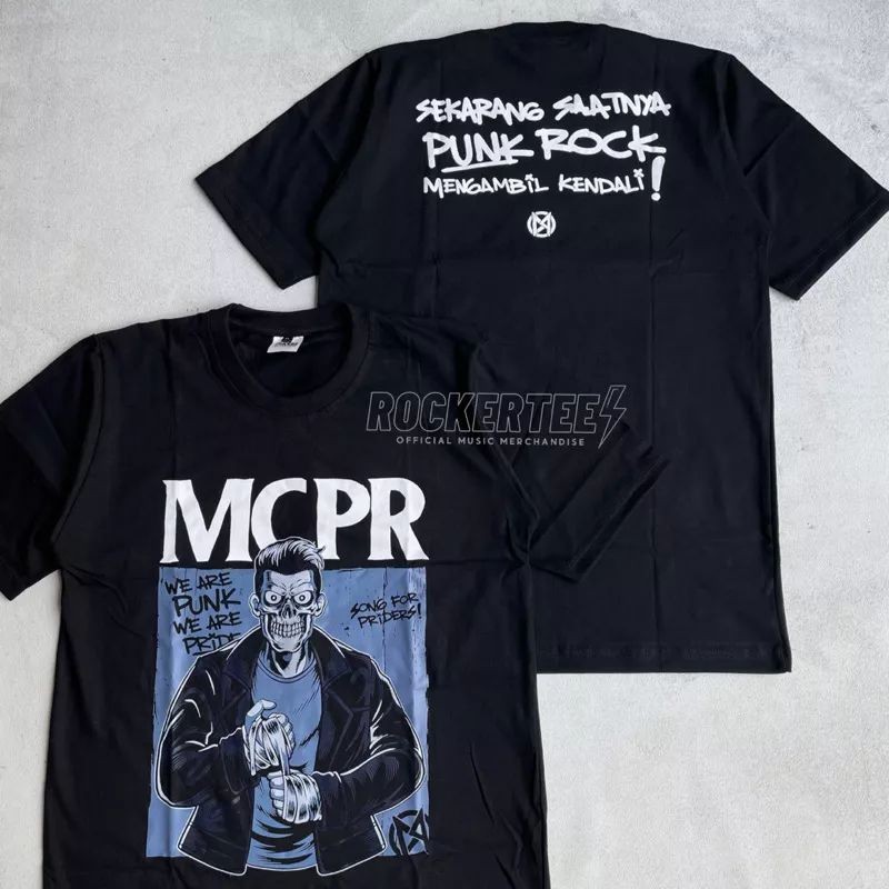 Mcpr - Punk Rock Mengambil Kendali Tshirt Mcpr / Kaos Band MCPR Punk