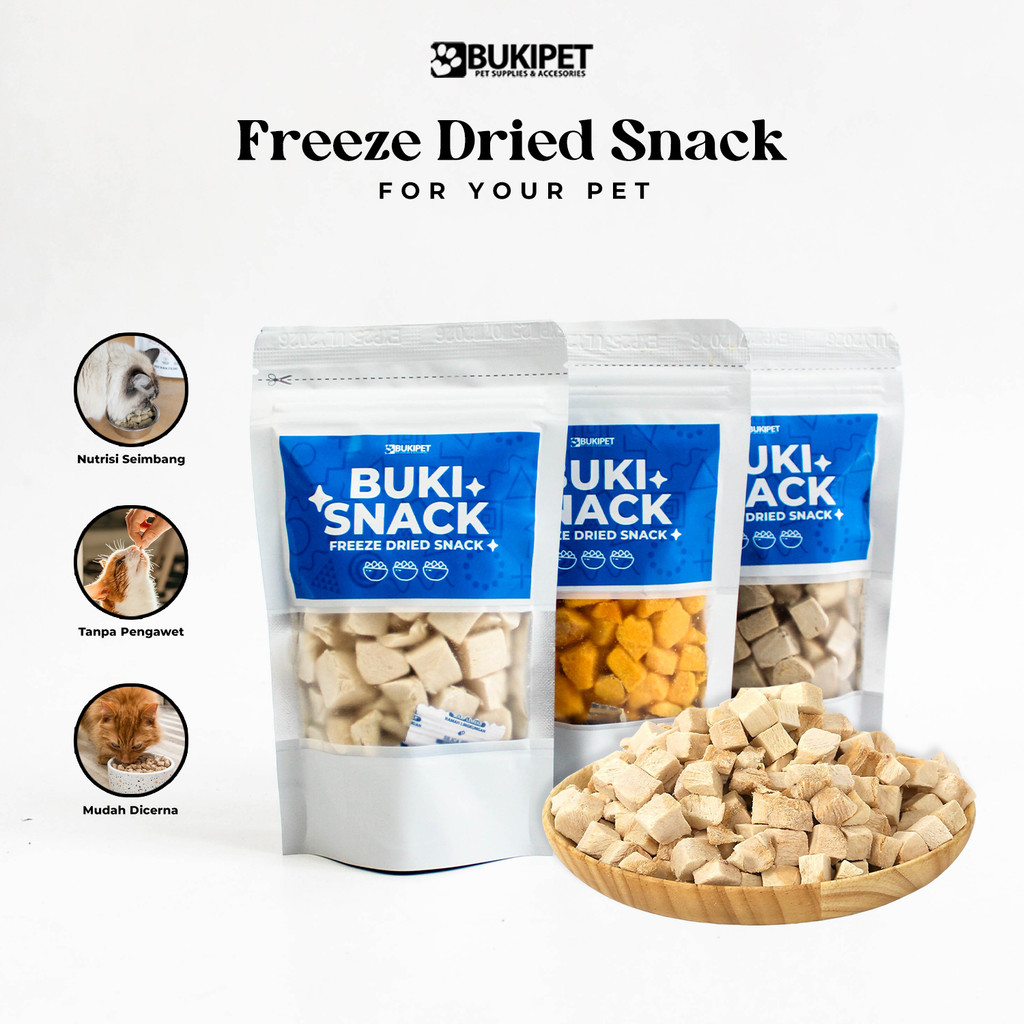 Makanan Snack Ringan Kucing Cemilan Kering Kucing - Freeze Dried Snack