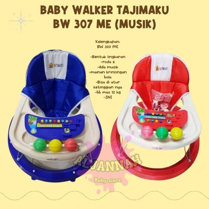 TERLARIS (FREE KARDUS BUBBLE WRAP) Baby Walker Apollo kereta belajar jalan bayi Babywalker TERMURAH 