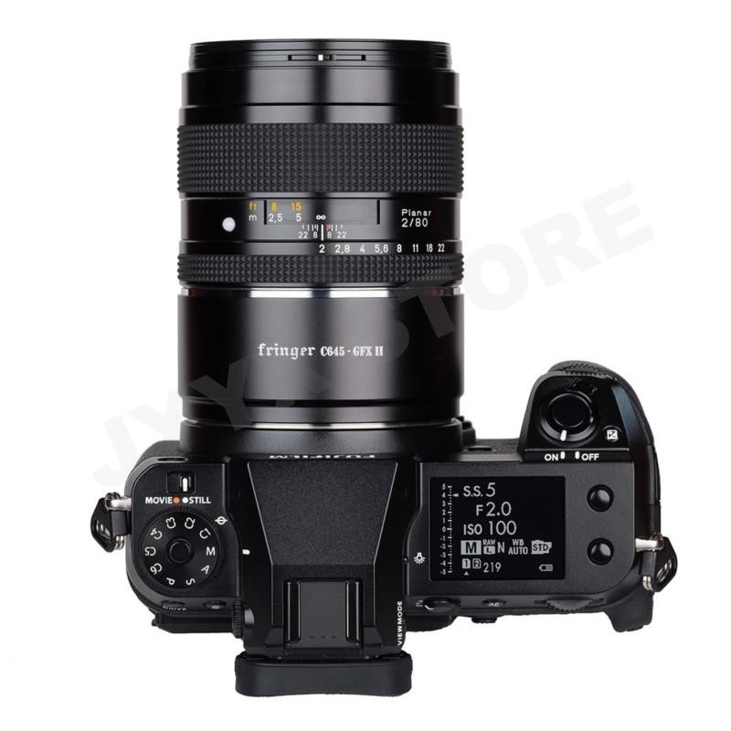 Fringer C645-GFX II Lens Adapter Auto Focus Camera Lens Adapter for Contax 645 Lens to GFX FX100 GFX